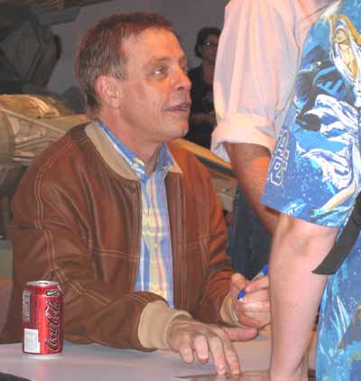 Mark Hamill signing autographs at Comic-Con International 2004